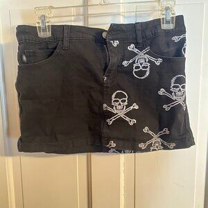 Cheeky Royal Bones Mini Skirt